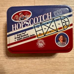 Vintage Hopscotch Classic Series Tin Game Channel Craft Tin Box-P